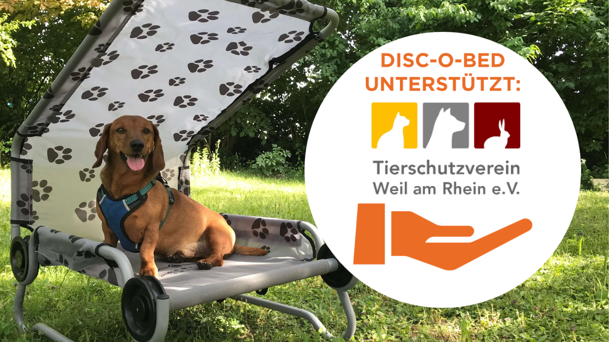 Disc-O-Bed unterstützt den Tierschutzverein Weil am Rhein e.V.